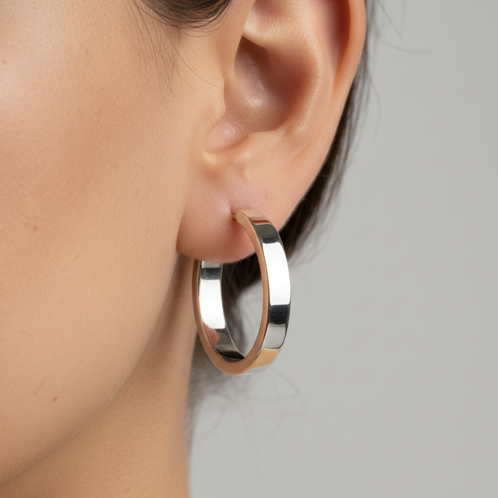 Simply Silver Earring