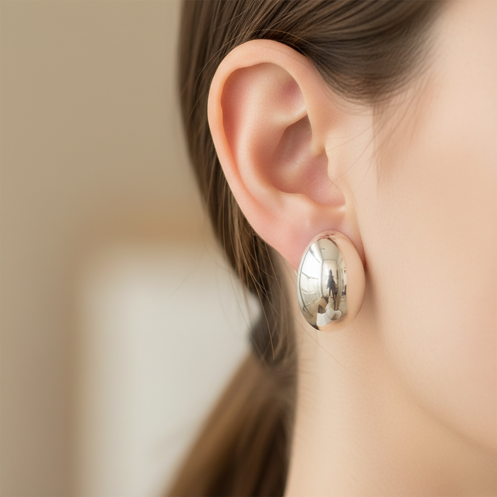 Simply Silver Earring