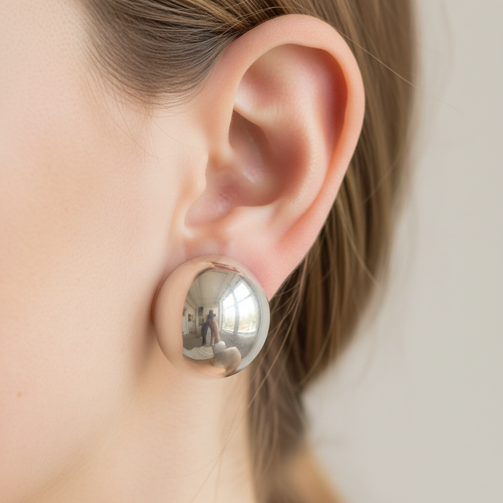 Simply Silver Earring