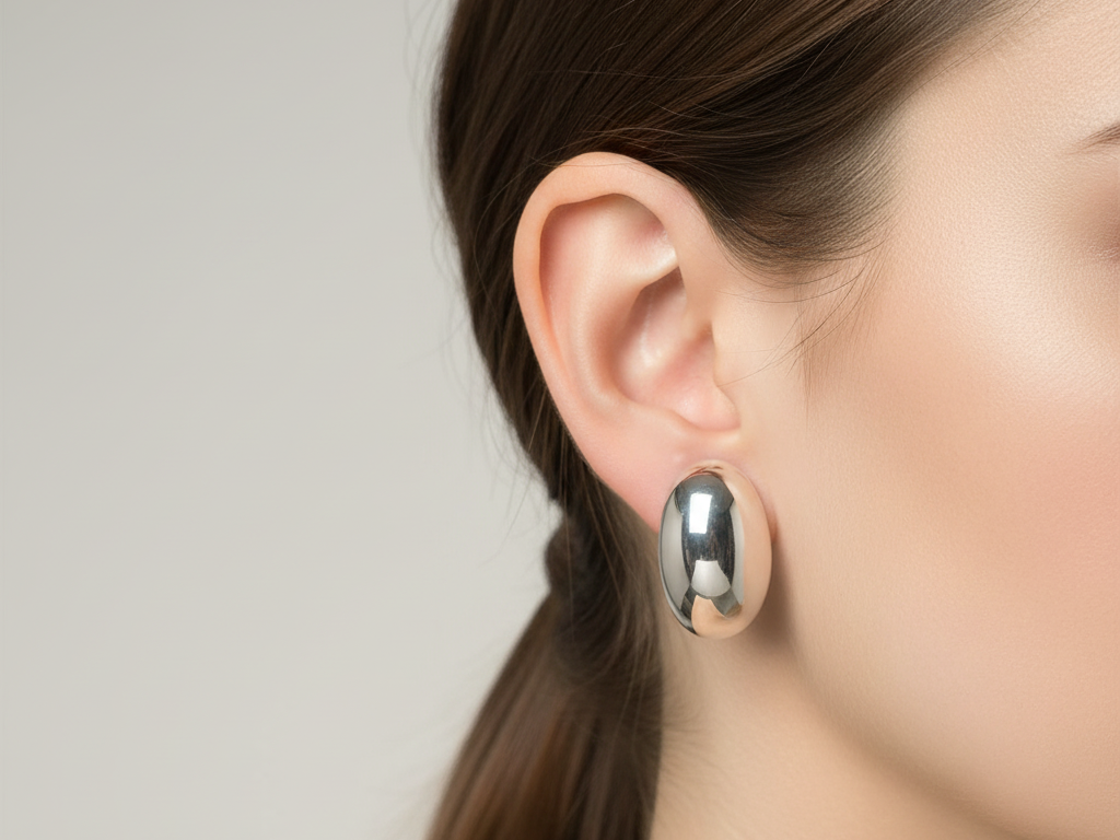 Simply Silver Earring