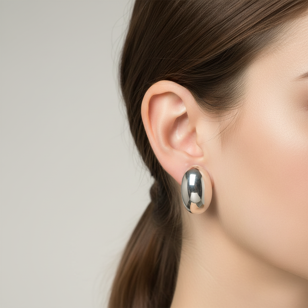 Simply Silver Earring