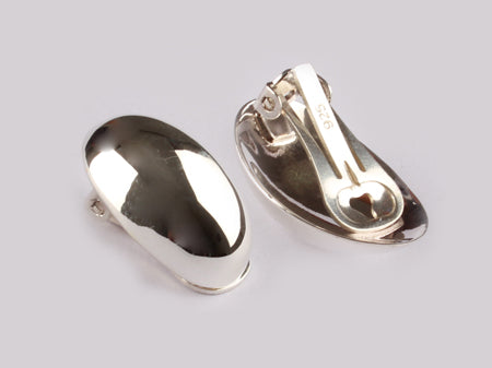 Simply Silver Clip On Earrings