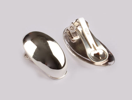 Simply Silver Clip On Earrings