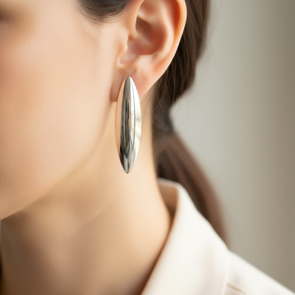 Simply Silver Earring