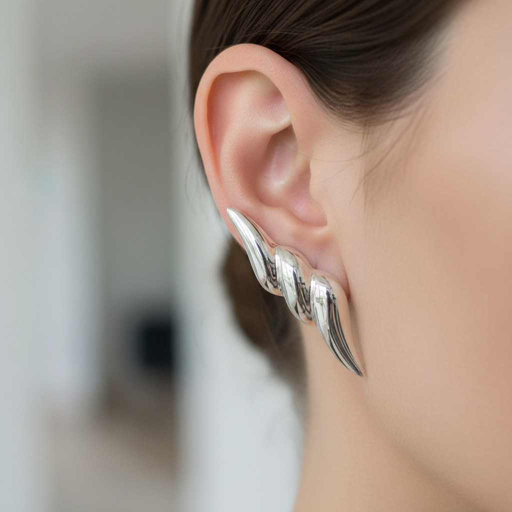 Simply Silver Earring