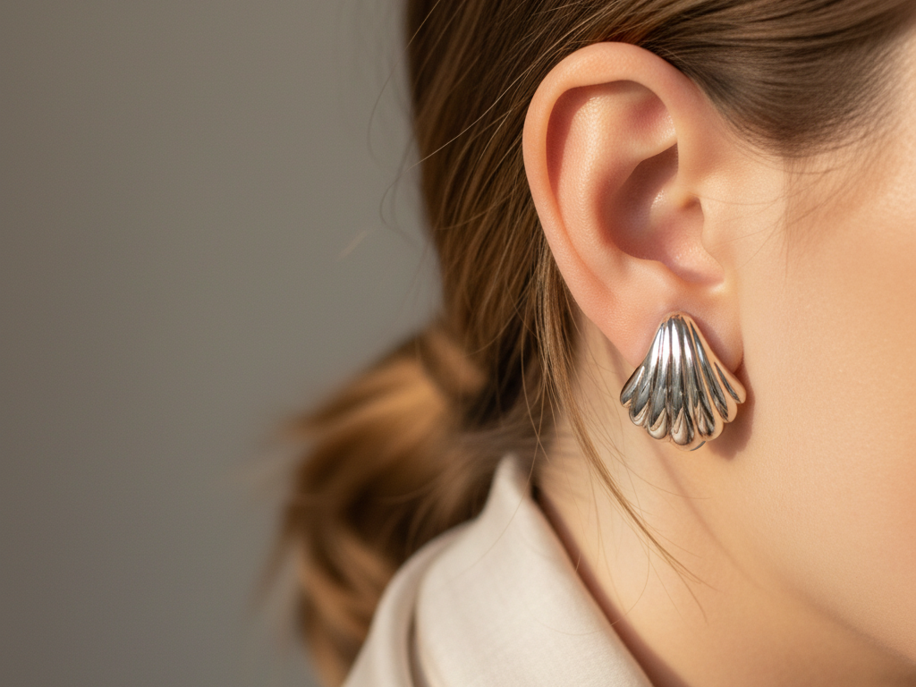 Simply Silver Earring