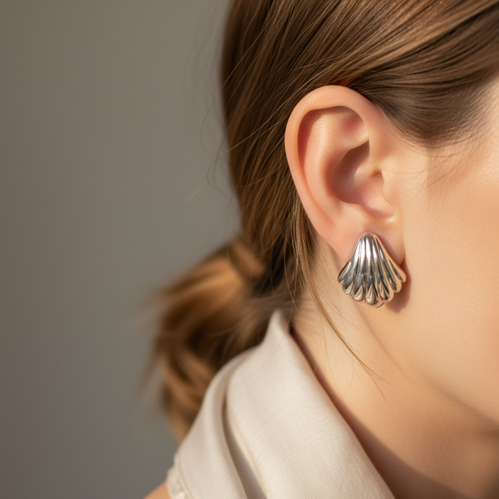 Simply Silver Earring