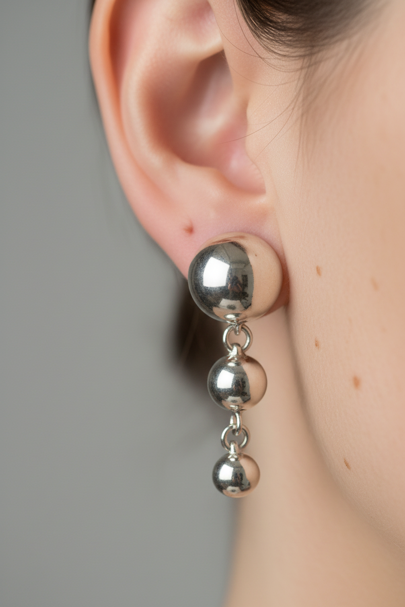Simply Silver Earring