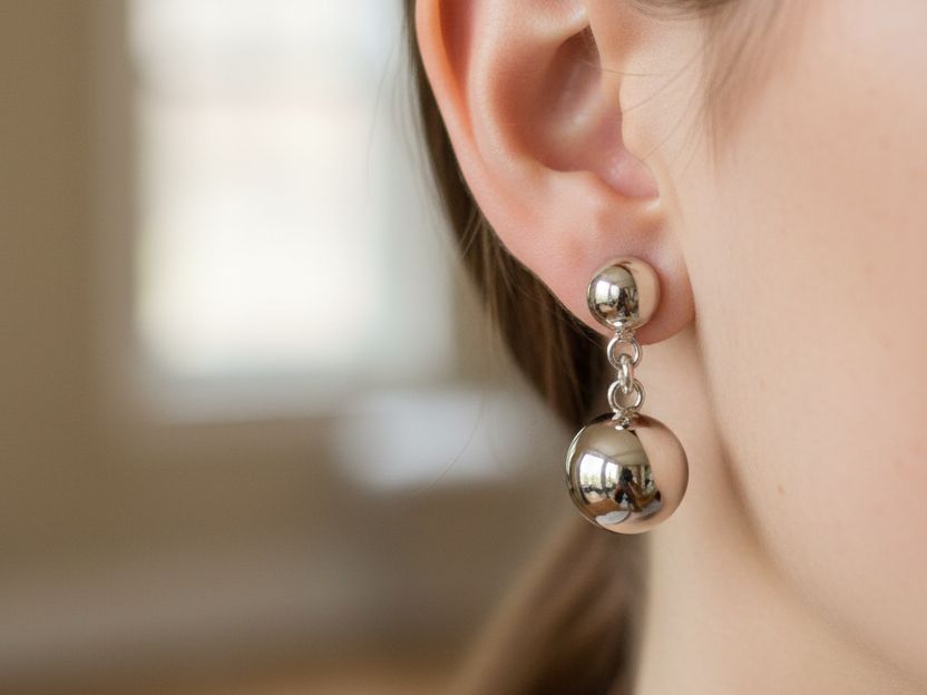 Simply Silver Earring