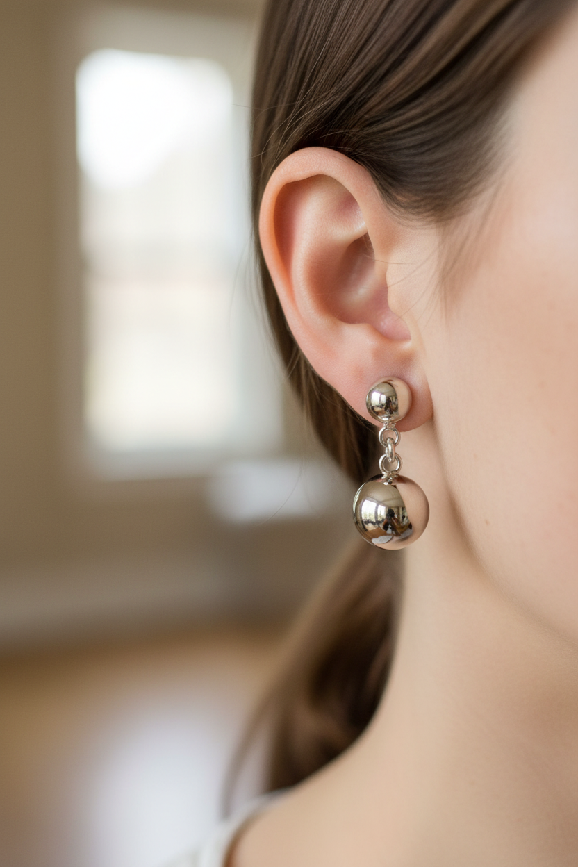 Simply Silver Earring