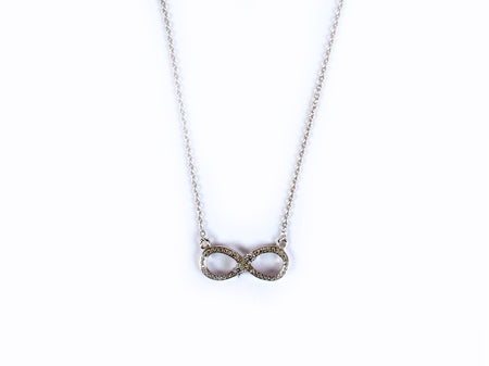 A White Cubic Zirconia Necklace.
