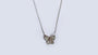 A White Cubic Zirconia Necklace.