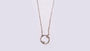 A White Cubic Zirconia Necklace.