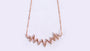 Silver with Rose Gold Plate Necklace