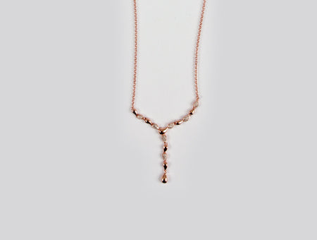 Silver with Rose Gold Plate Necklace