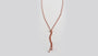 Silver with Rose Gold Plate Necklace