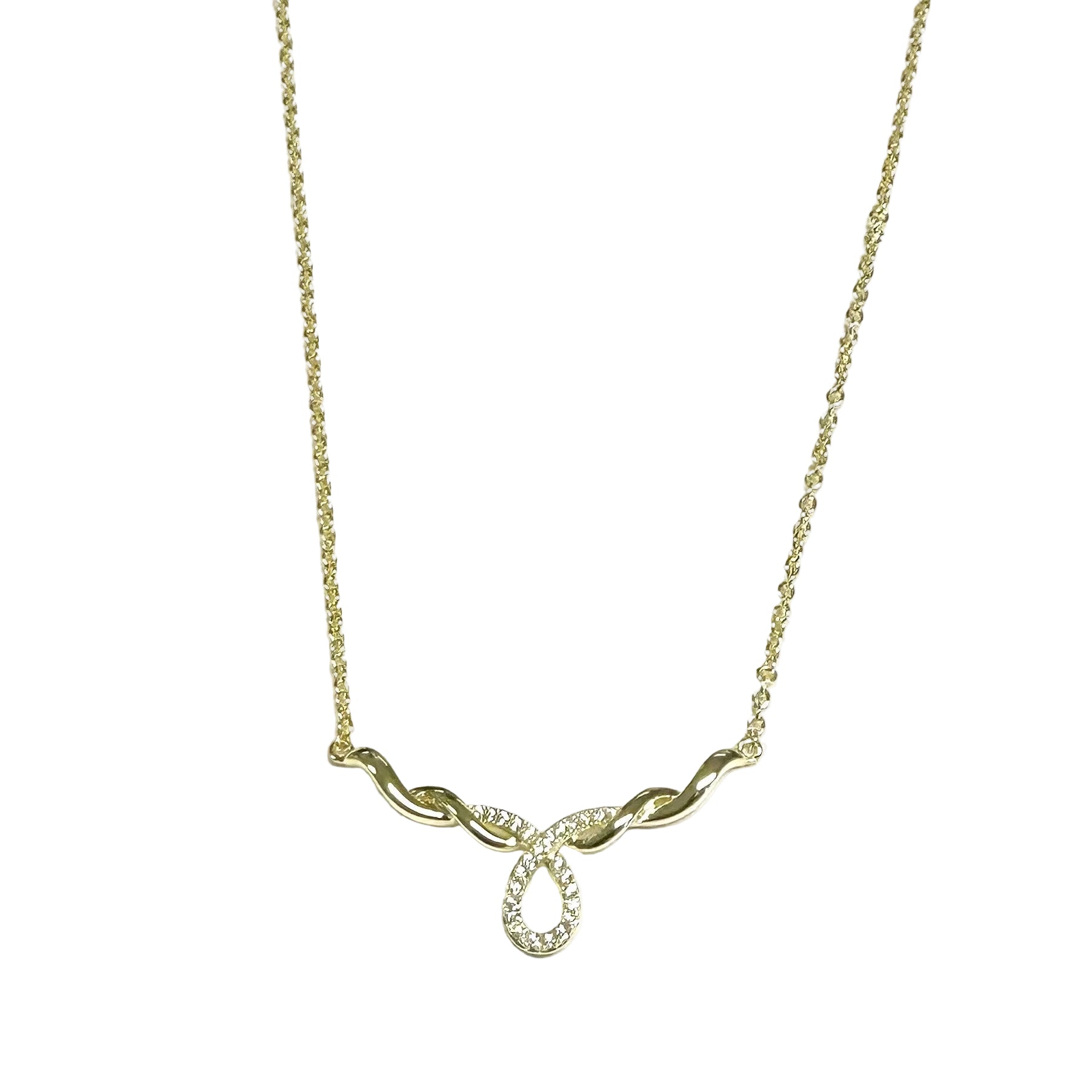 Silver Collection Cubic Zirconia Necklaces