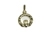 Silver Yellow Gold Plated Claddagh Pendant
