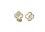 Gold plated silver earring