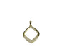 Gold Plated Silver cz pendant