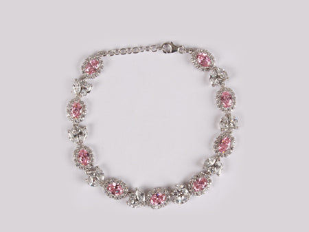 Pink Cubic Zirconia Bracelet
