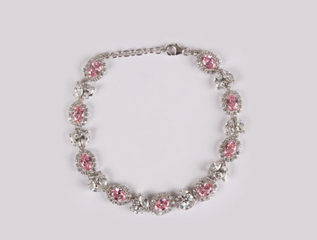 Pink Cubic Zirconia Bracelet