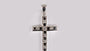 A Black & White Cubic Zirconia Pendant.