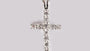 Silver Cz Cross Pendant