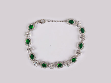 Emerald Cubic Zirconia Bracelet