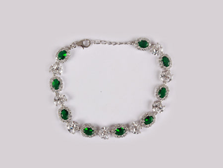 Emerald Cubic Zirconia Bracelet