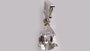 A White Cubic Zirconia Pendant