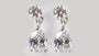 A White Cubic Zirconia Earring
