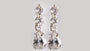A White Cubic Zirconia Earring