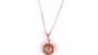 Silver with Rose Gold Plate Necklace