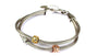 Silver with Multi Plate Bracelet
