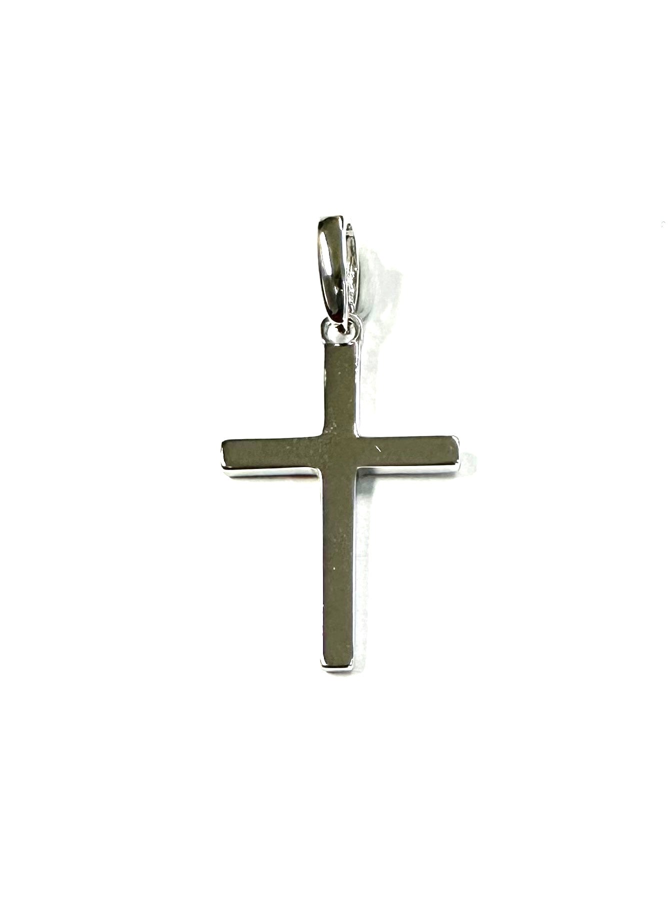 Silver Plain Cross