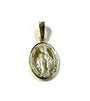 Miraculous Medal Gold Plated Silver 20mm