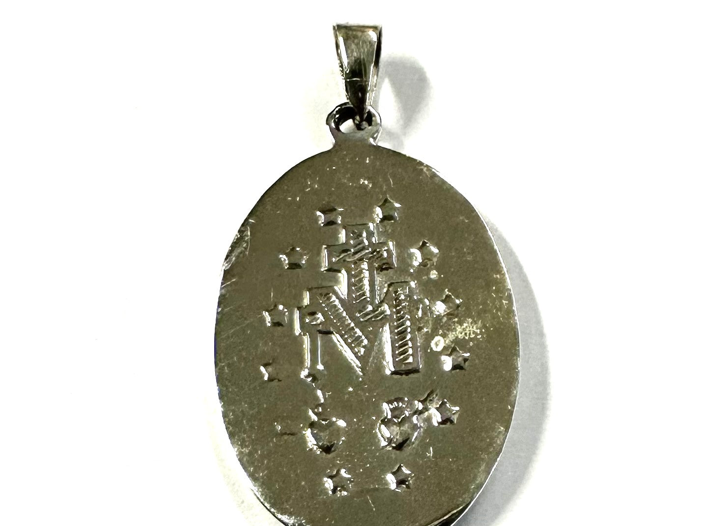 Miraculous Medal Silver 35mm XL