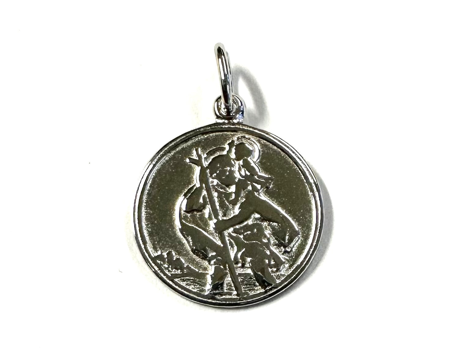 St Christopher’s Sterling Silver Medal 25mm Large