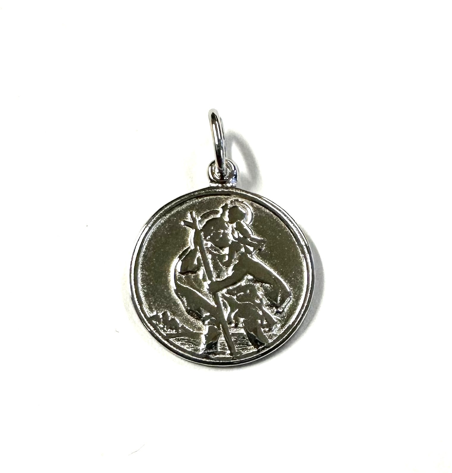 St Christopher’s Medal Silver 20mm Small