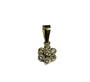 Gold Plated Silver Cz Stone Pendant