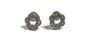 White Cz Silver Earring