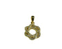 Gold Plated Silver Cz Stone Pendant