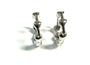 Silver Heart Design earring