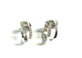 White Cz Silver Earring