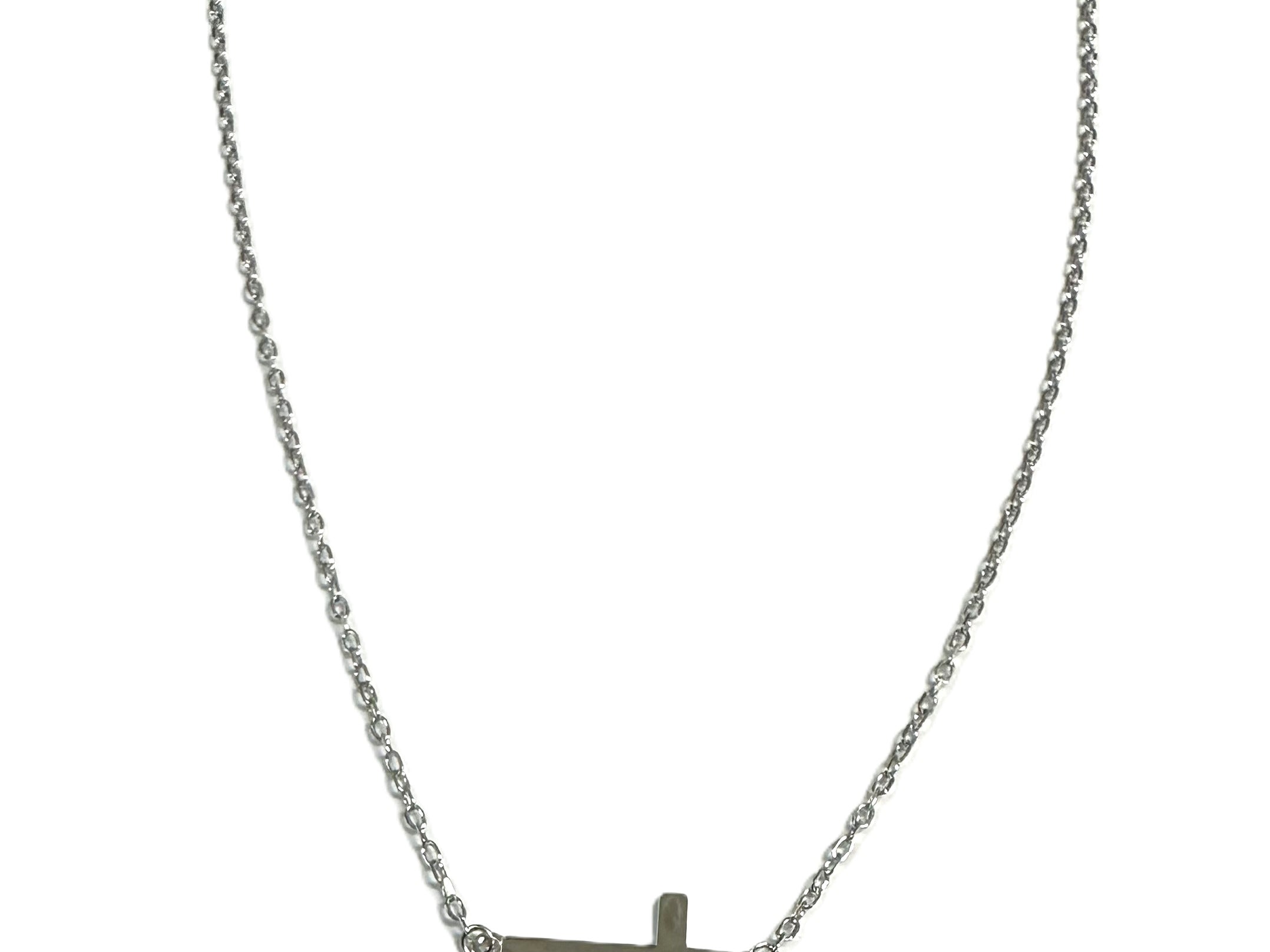 Silver Cross Necklace