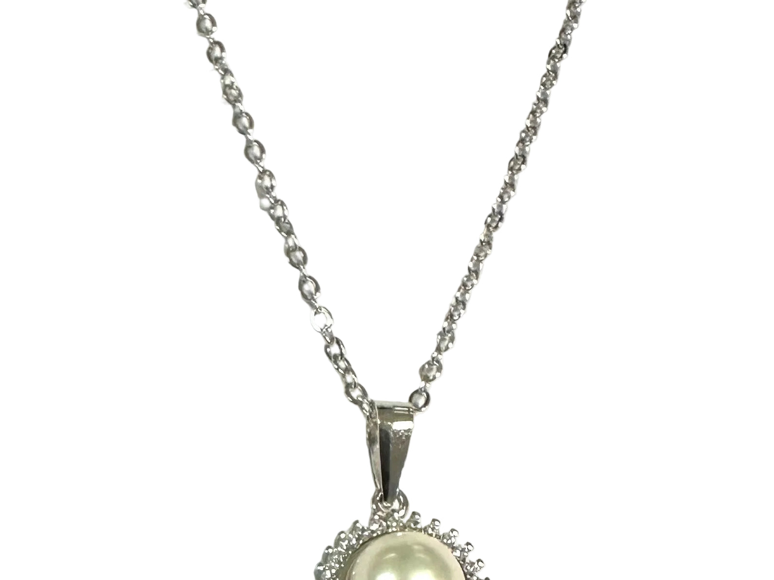 Silver Pearl Necklace