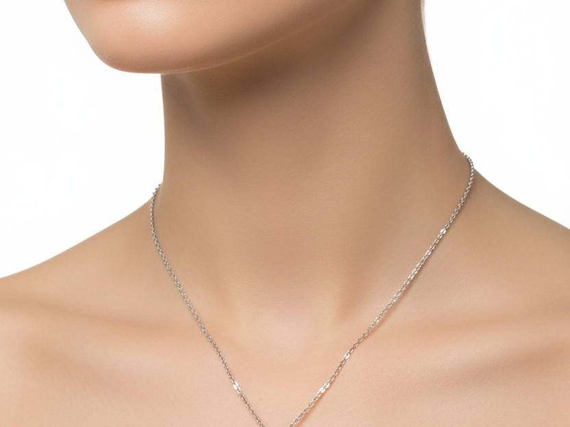 Silver Pearl Necklace