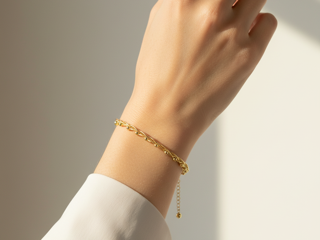 Gold Plated Silver Bracelet