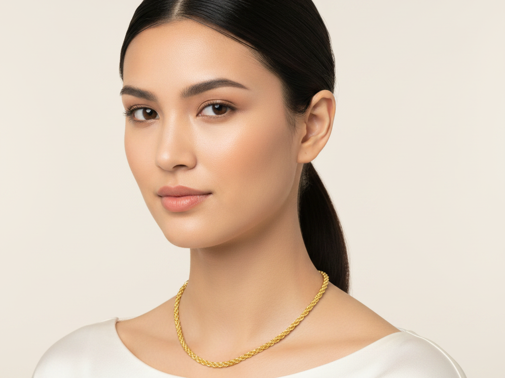 Gold Plated Silver Necklace